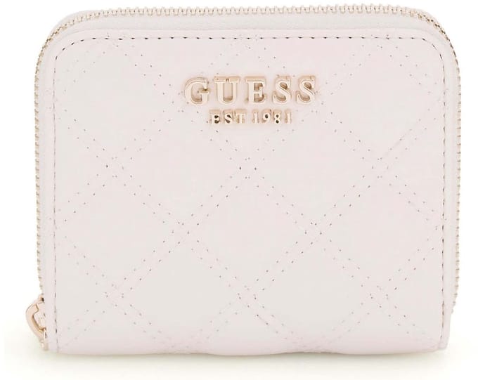 GUESS portemonnee Giully II SLG Zip Around Wallet Cream White crème