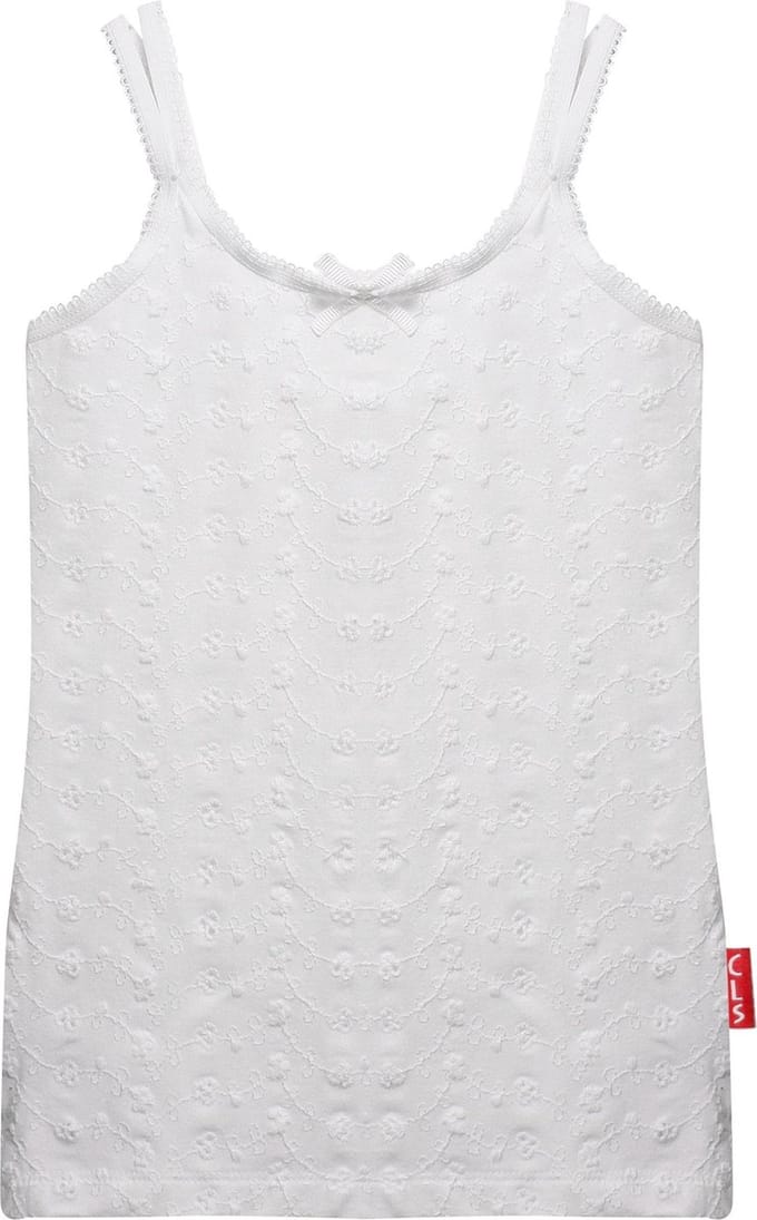 Claesen's® - Meisjes Hemd Embroidery WitCL 900-White Embroidery-14
