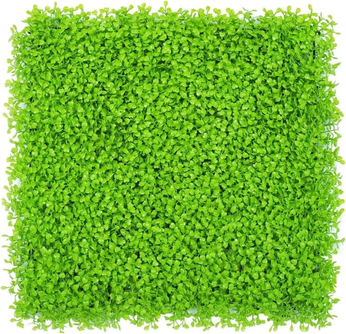 Kunstgras Panelen - Groene Wand - Tuin Aankleden - UV Beschermd - 50x50cm - Groen