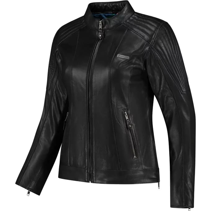 Leren motorjack voor vrouwen Rusty Stitches Jack Iris