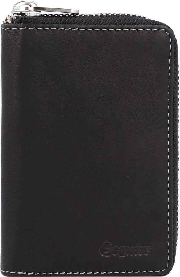 Esquire Oslo Dallas Portemonnee RFID Leer 8 cm - Dames - Staand formaat - schwarz