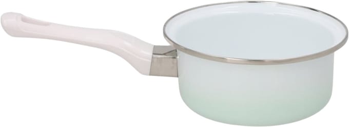 Gerimport Steelpan / sauspan - alle warmtebronnen - wit - D16 cm - emaille