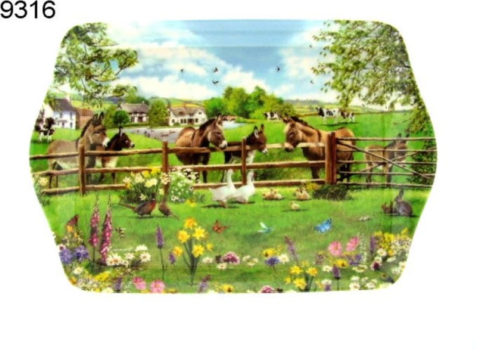 Dienblad klein Donkey Farm