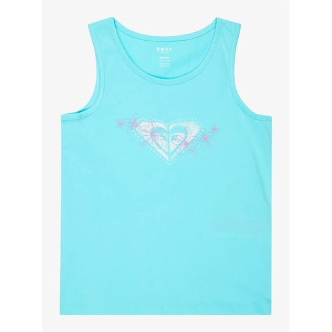 Roxy Miaregular Mouwloos T-shirt Blauw 14 Years Meisje