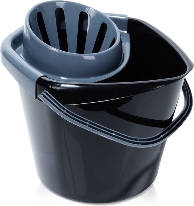 Vilde Emmer Plastic - 14 l - Zwart en Grijs