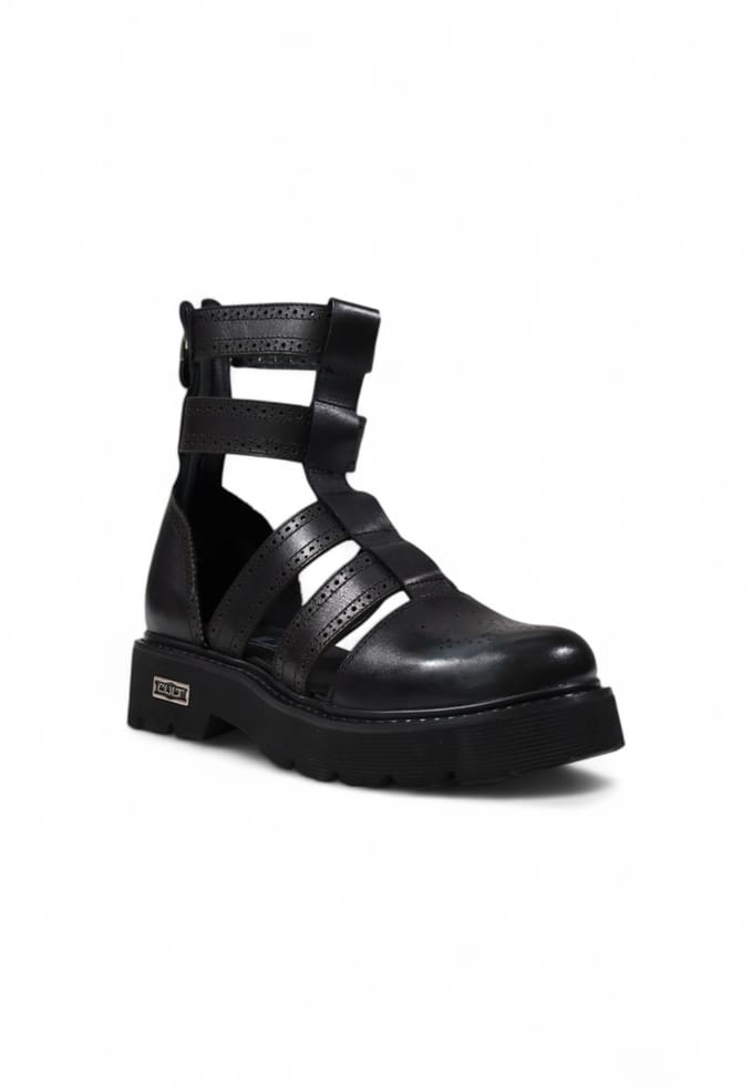 Uitgesneden Gladiator Enkellaarzen