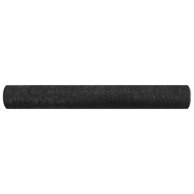 vidaXL - Privacynet - 75 - g/m² - 2x10 - m - HDPE - zwart