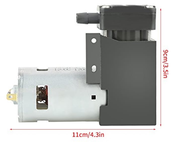 Mini DC Luchtvacuümpomp 12V 42W -85 kPa voor Diverse Toepassingen