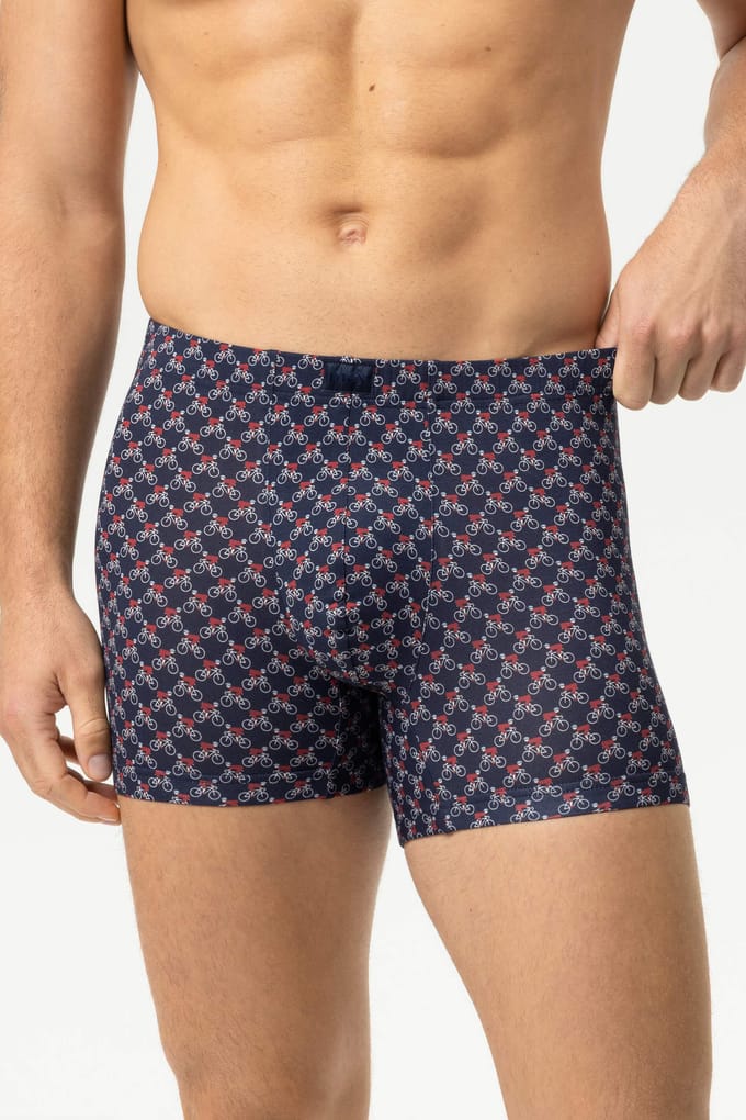 Trunk Shorty Serie Bike Rush Marineblauw