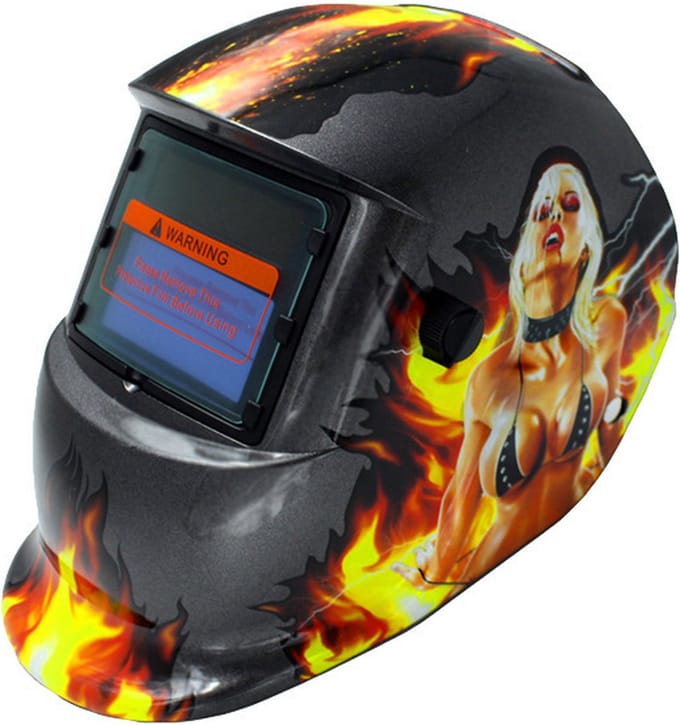 Silver 10384 - Automatische Lashelm - UV/IR Bescherming - Ergonomisch - Zonnecellen