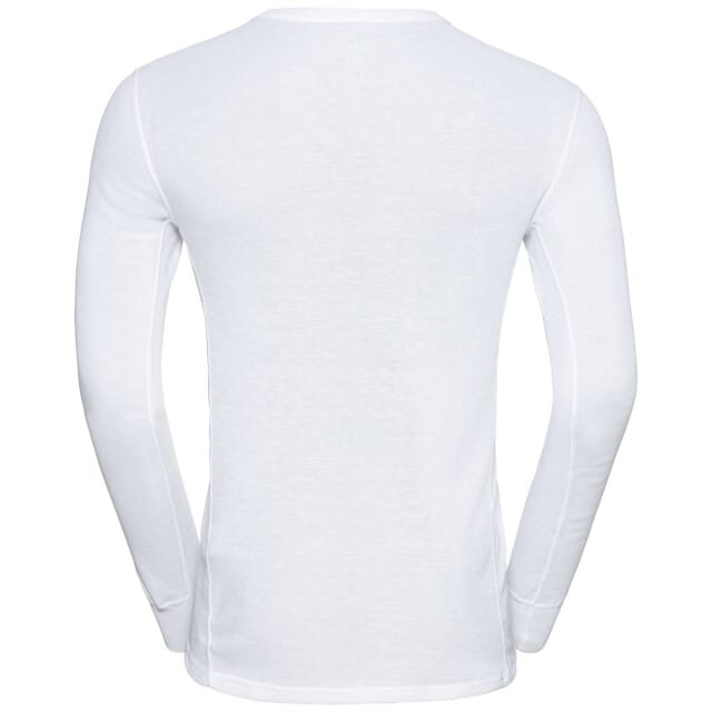 Odlo Active Warm Lange Mouw Thermoshirt Heren - Wit - Maat S