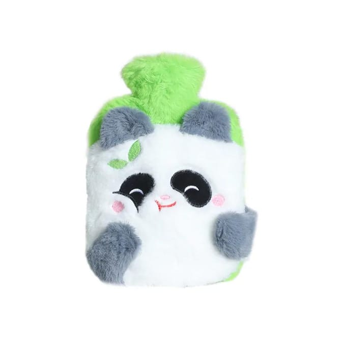 Sacs à eau épaissis Mignon Explosion-Proof Peluche Sac Bouillotte à Eau Chaude pour Filles Pack Chauffant Ventre Hiver Coussin Chauffant à Eau gray