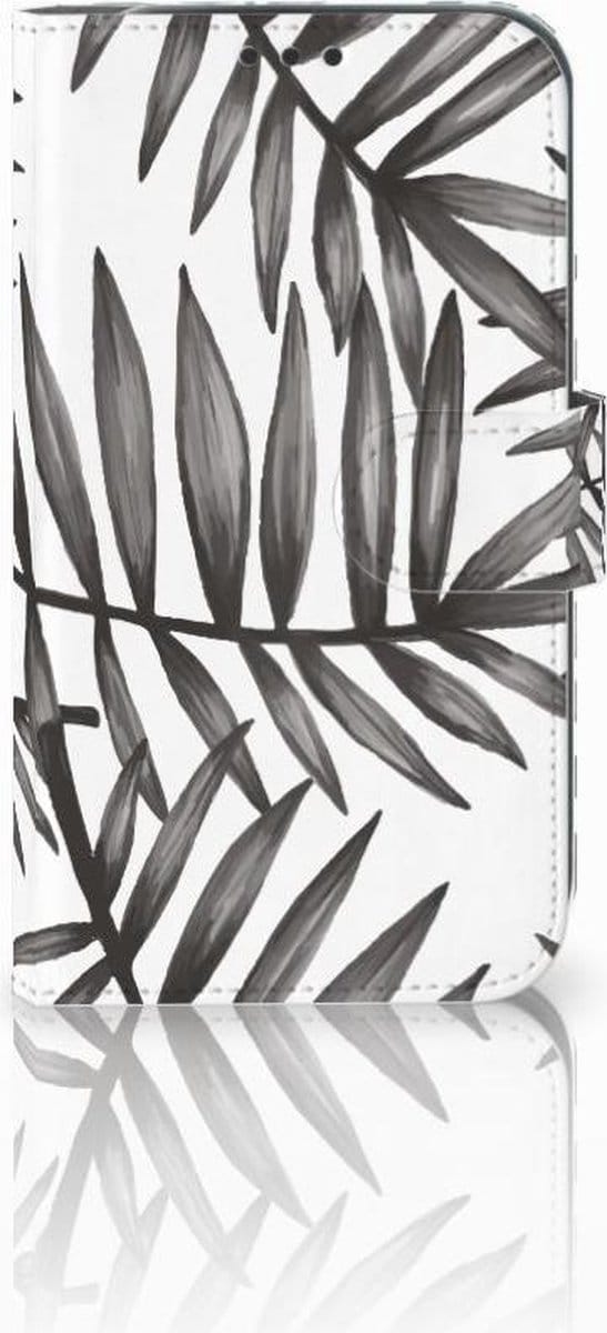 Samsung Galaxy Xcover 4 | Xcover 4s Hoesje Leaves Grey