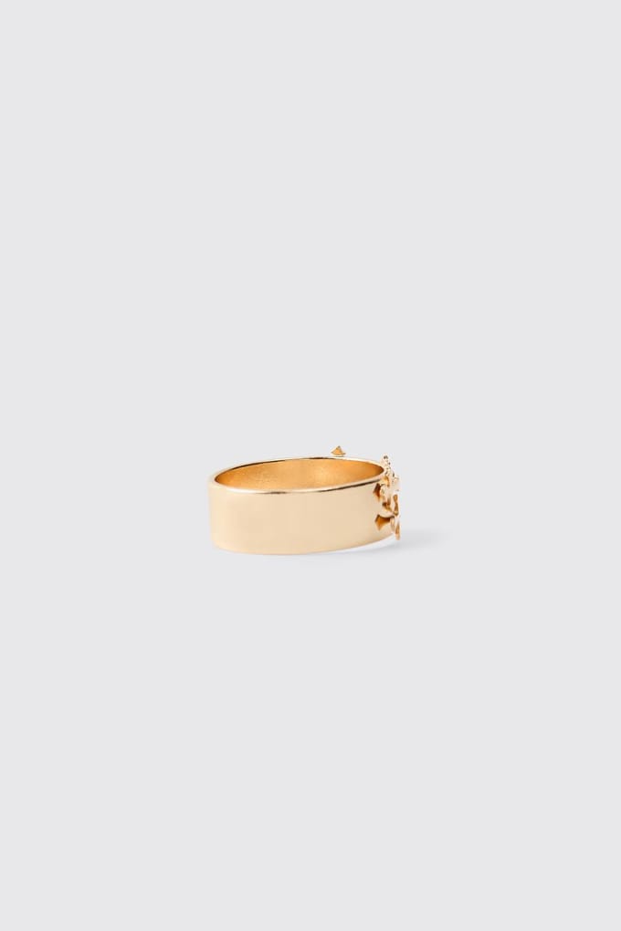 Multi Kruis Ring | Gold | Size Small/Medium