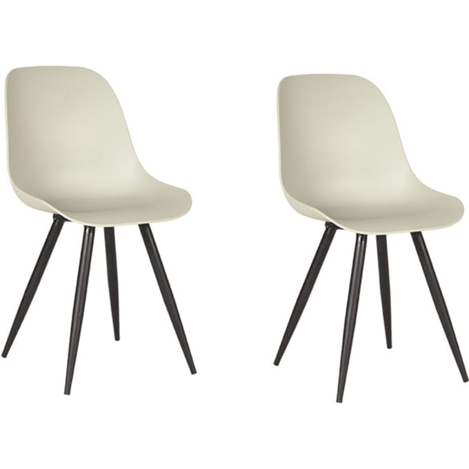 LABEL51 - Eetkamerstoel Monza - Breeze - 54x46x88cm - Set van 2
