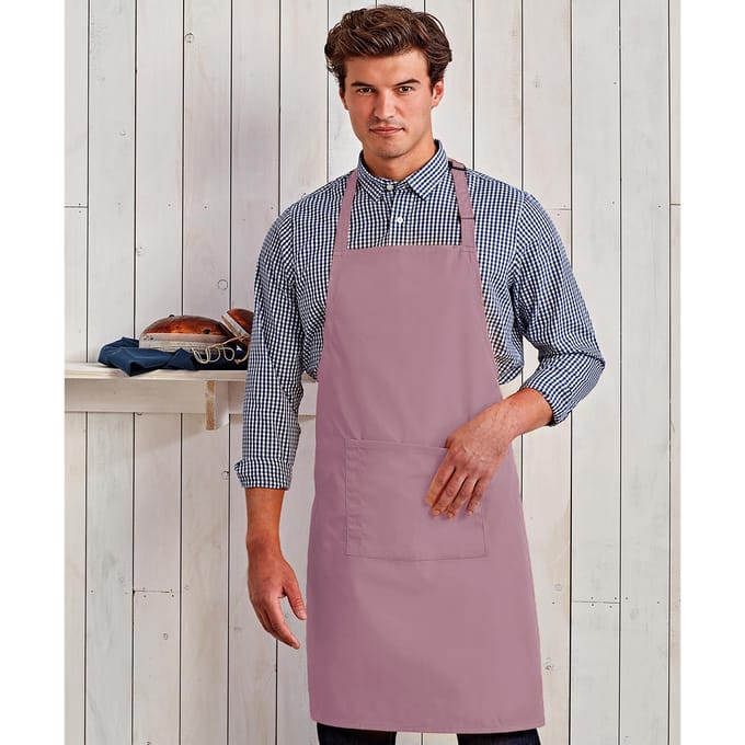 Premier Dames/Dames Kleuren Bipschort Met Zak / Werkkleding (Rose)