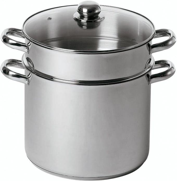 Couscous-pot 16 l - 30 cm voor Koken en Stomen