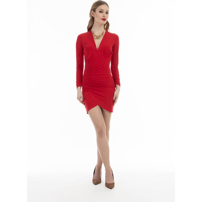 faina Jersey mini-jurk
