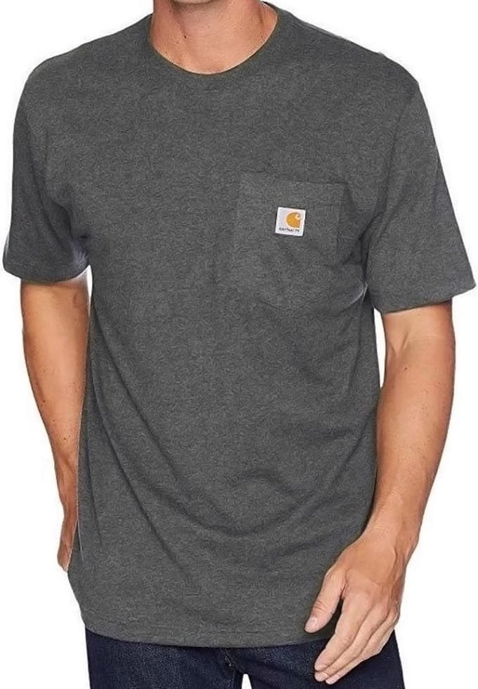 Carhartt K87 Pocket S/S T-shirt Carbon Heather