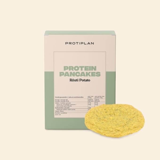 Protiplan - Rösti Aardappelpannenkoek - 7 x 25 g - Koolhydraatarm - Eiwitrijk
