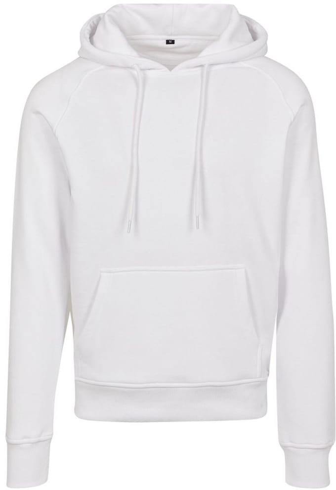 Build Your Brand - Raglan Sweat Hoodie - White maat 5XL
