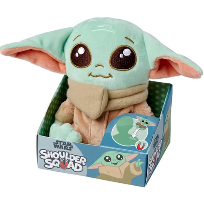 Simba Star Wars The Mandalorian Knuffel Figure Grogu Shoulder Rider 12 cm Knuffeles