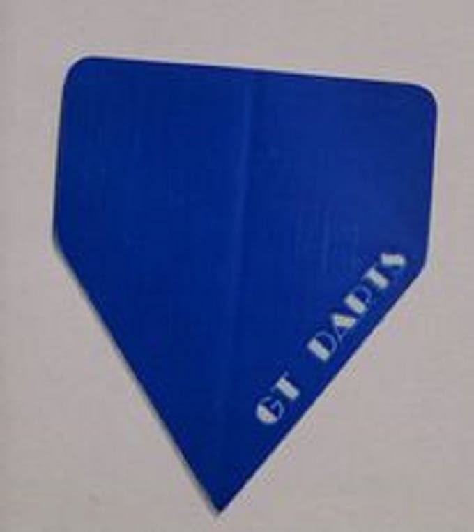 Dart Flights - 10 sets (30 stuks) - 75 micron - Delta Flights - Blauw