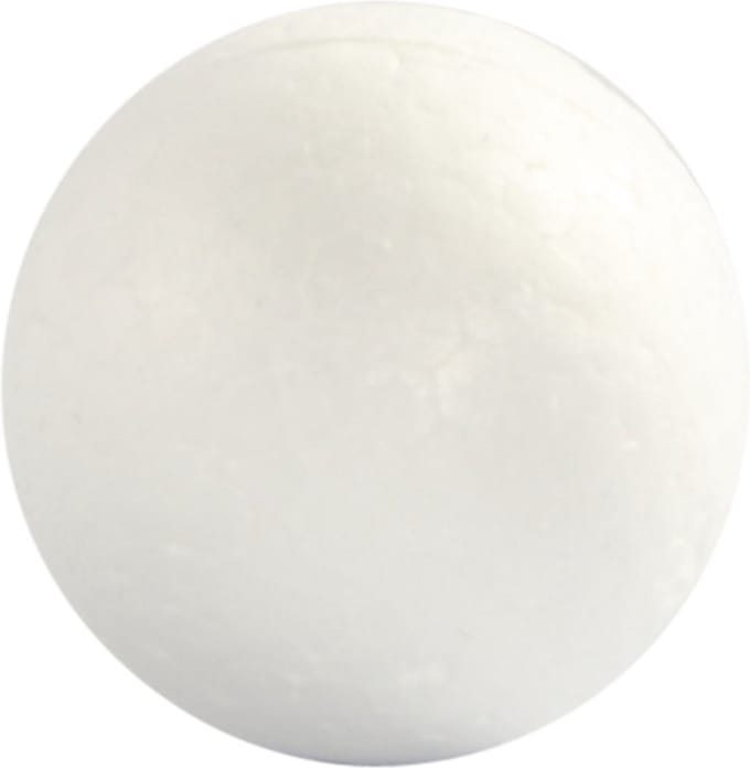 Ballen, d 3 cm, wit, 10 stuk/ 1 doos