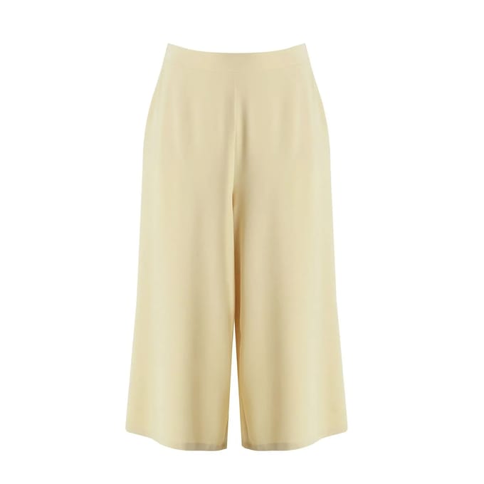 Vrouwen culotte broek in crêpe Mat Fashion