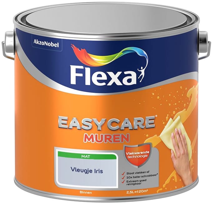 Flexa - Easycare Muren - Vleugje Iris - Mengverf - 2,5 L