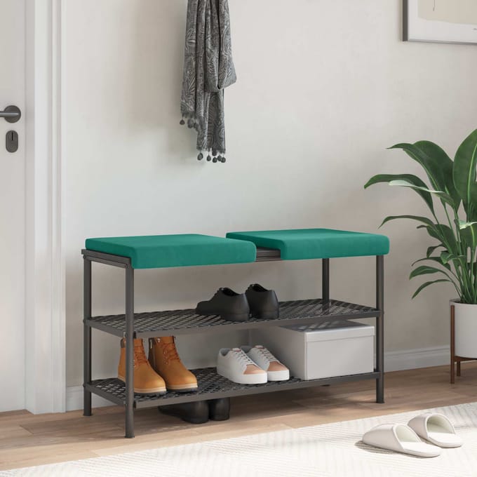 vidaXL - Bankkussen - 2 - st - fluweel - Turquoise - Diepte - 35 - cm