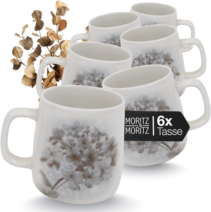 Moritz & Moritz BLOSSOM koffiemokken, set van 6