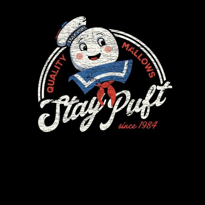 Ghostbusters Stay Puft Unisex T-Shirt - Black - S