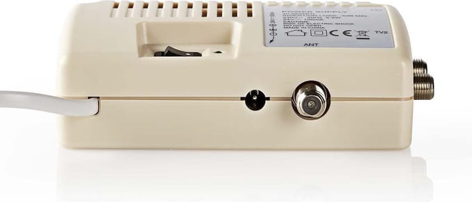 Nedis Power-Inserter voor CATV - 40-862 MHz - Tussenschakeldemping: -5 dB - 75 Ohm - ABS - Wit