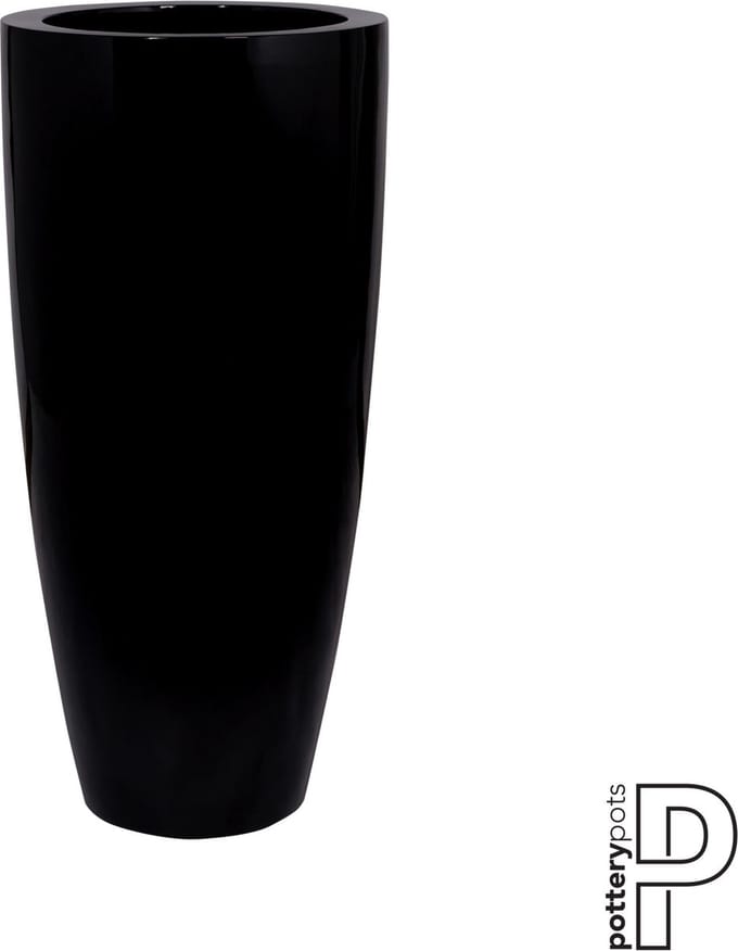 Pottery Pots - Bloempot - Zwart - D47 x H100 cm - Opening 37 cm