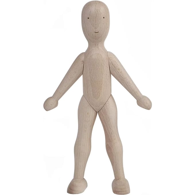 Figurine met poppenbroek Wooden Story LaLa