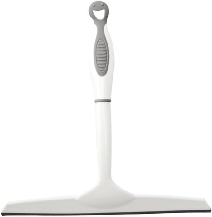 Douche Wiper - Schoonmaker Glas - Vlekken Verwijderen - Antislip Handvat - 26 cm Breed - Assorti