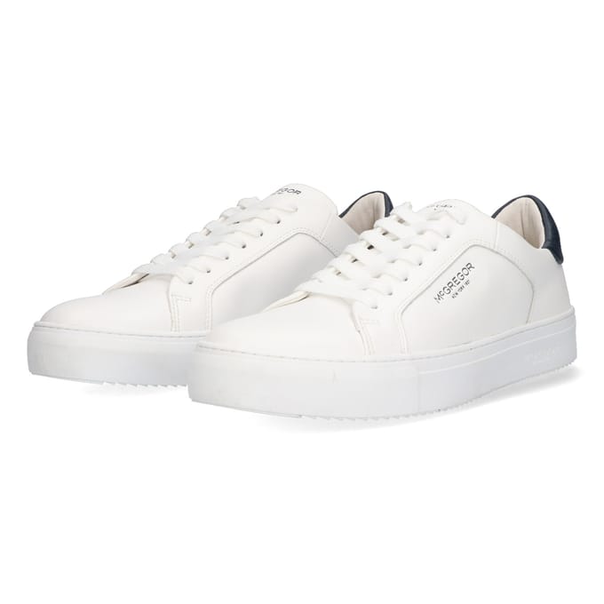 McGregor - Heren Sneakers Hamilton Wit/Navy - Wit - Maat 41