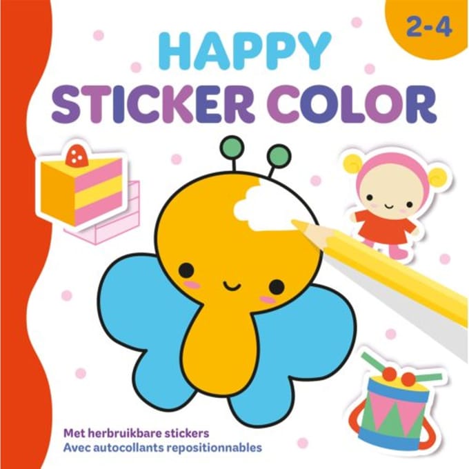 Deltas Happy Sticker Color (2-4 j.) Stickeralbums
