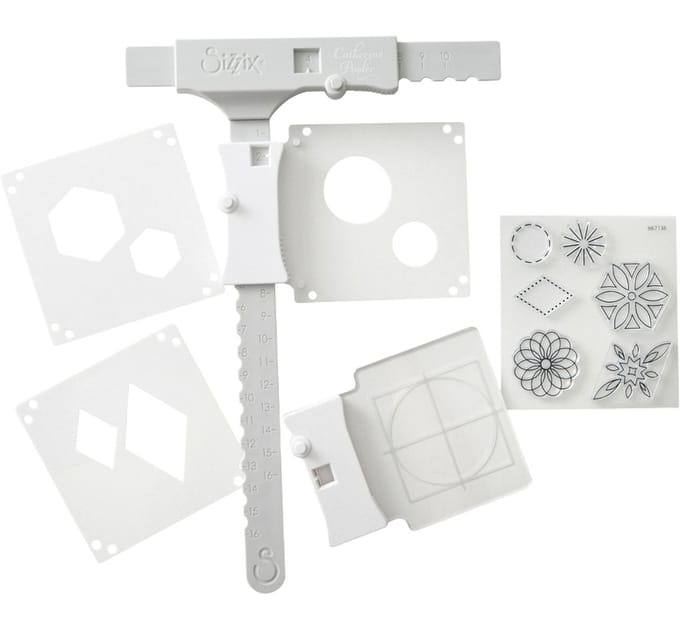 Print and Pattern - stencil & stamp - Sizzix