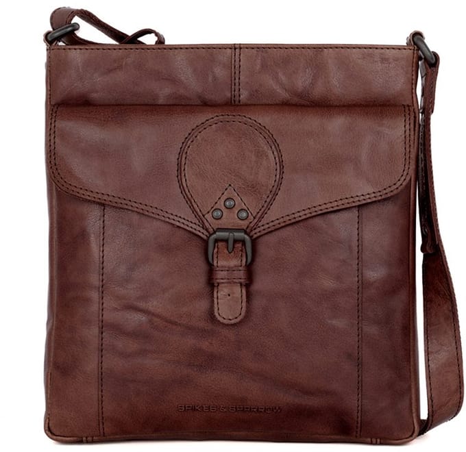 Leren Crossbodytas - Millie - Donkerbruin