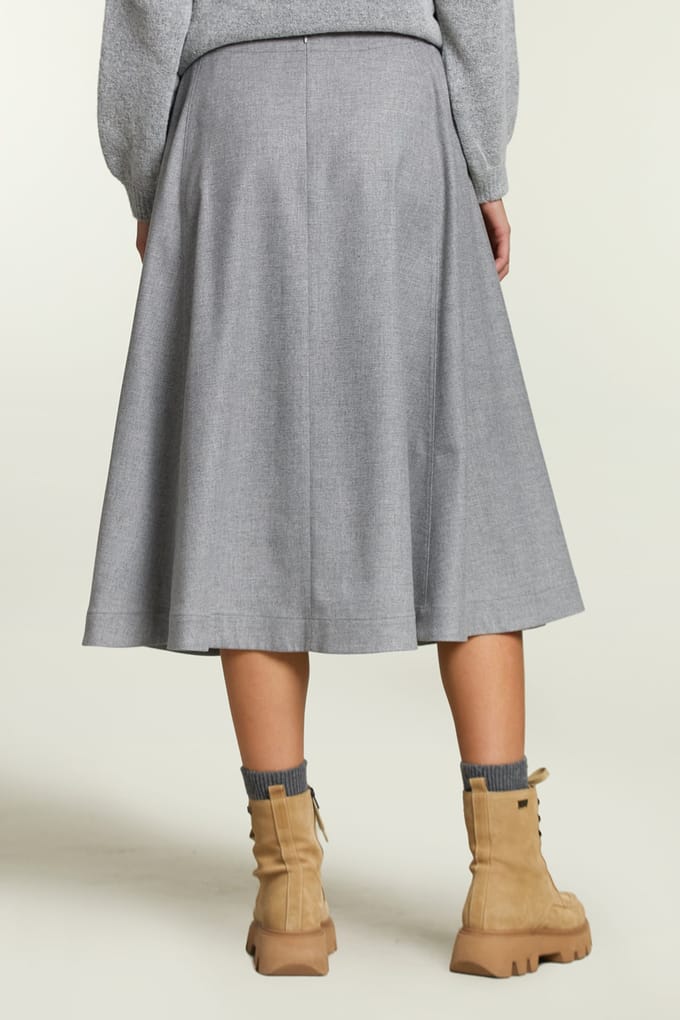 River Woods Grey Uni Midi Skirt Taglia: 34 | Minigonne Outlet | Donna | Grigio