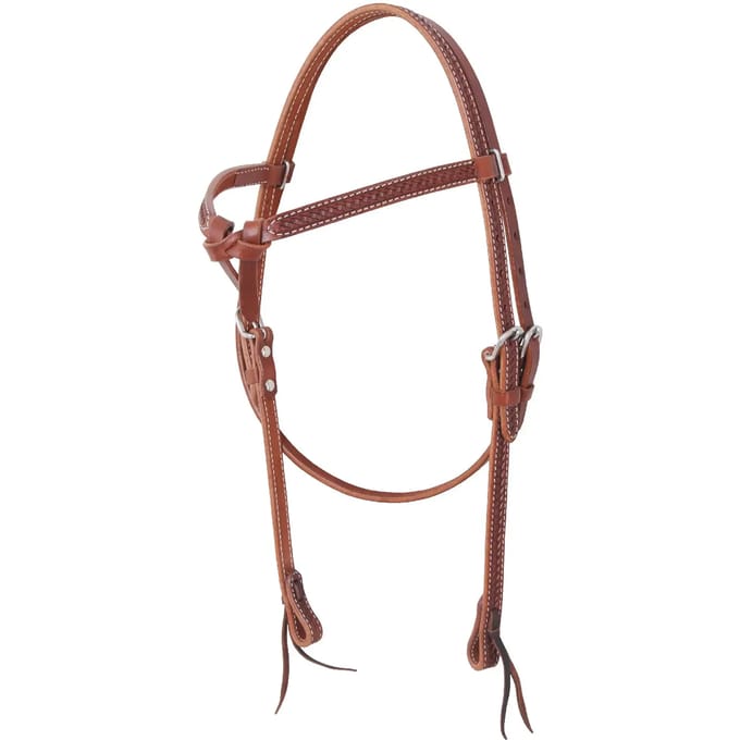 Houten hoofdstellen voor paard van leer Pool's