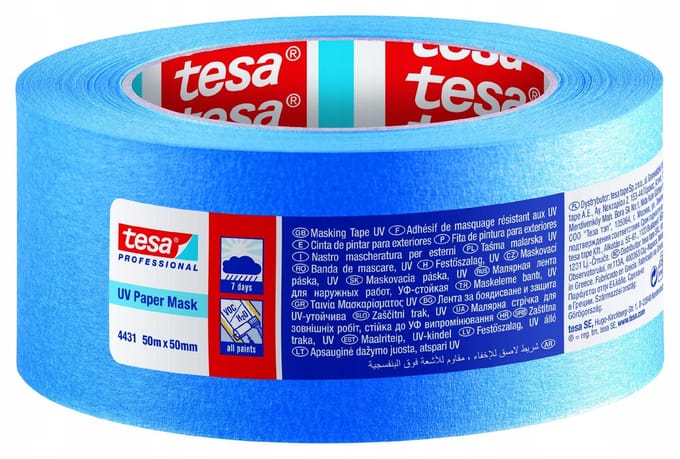 tesa Professional UV Papier Mask Tape 50 m x 50 mm