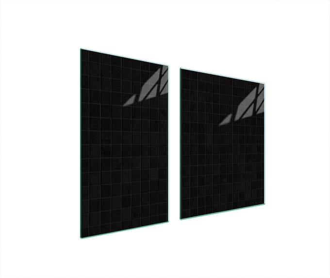 TMK ArtDeko Serie - Snijplank - 100x52 cm - Zwart - Glas