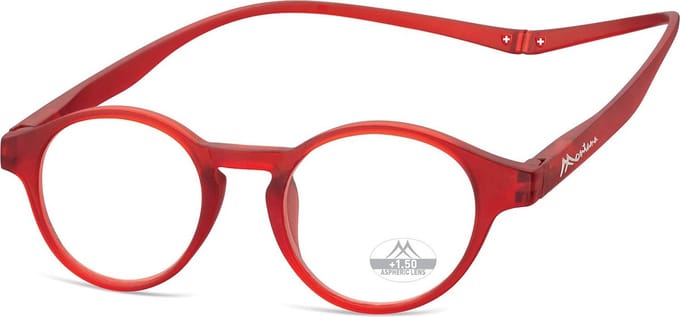 Montana MR60D Leesbril met magneetsluiting +1.00 Rood