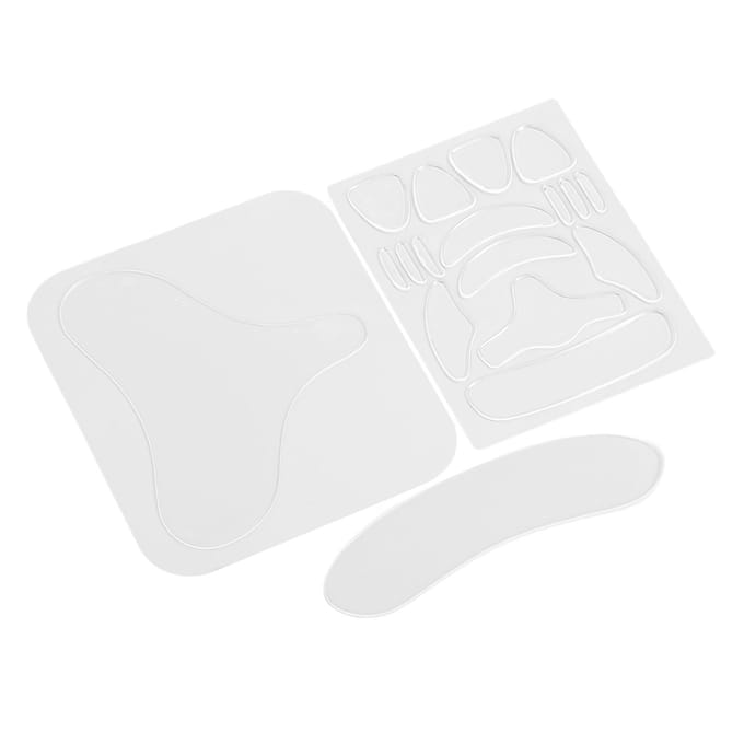 18 stuks Gezichtsrimpelverminderende Patch Gladmakende Siliconen Voorhoofdsrimpelpatch voor Onder Ogen white