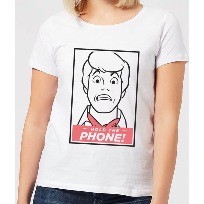 Scooby Doo Hold The Phone Women's T-Shirt - White - M