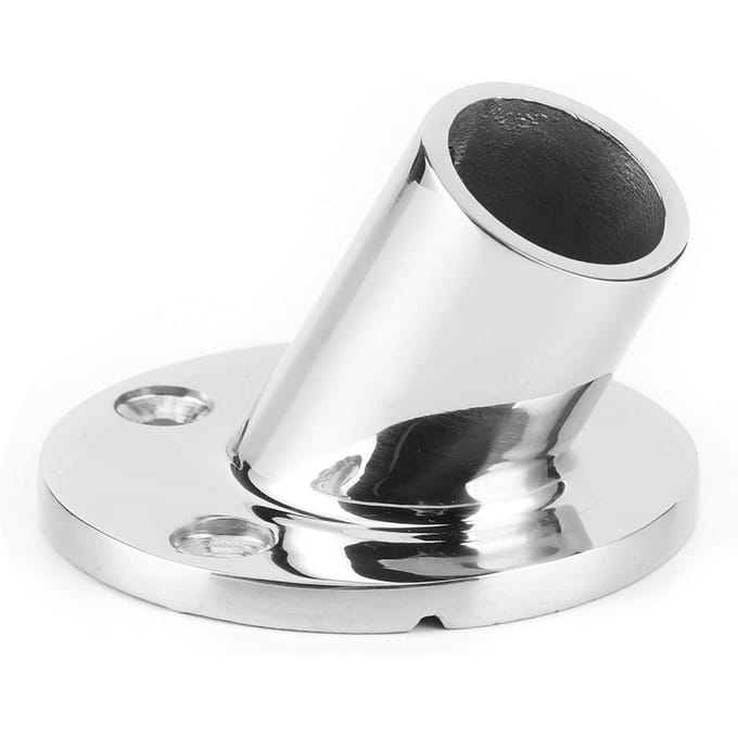 316 RVS Ronde Basis 60 Graden Handrail Fitting Accessoires voor 22MM 7 8in Pijp