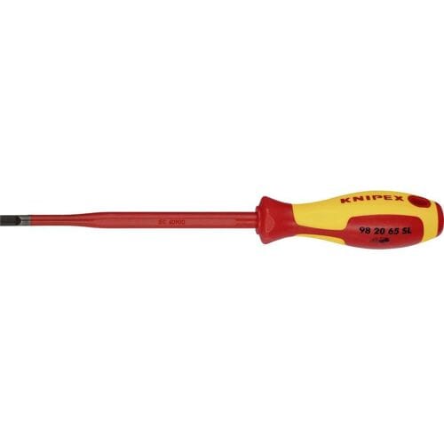 Knipex 260 mm Schroevendraaier (Slim) voor sleufschroeven - VDE - 98 20 65 SL